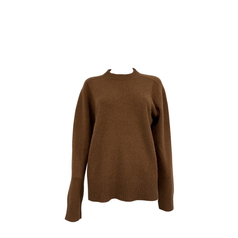Loulou Studio 'Baltra' Brown Cashmere Sweater Size M - Picture 2 of 5